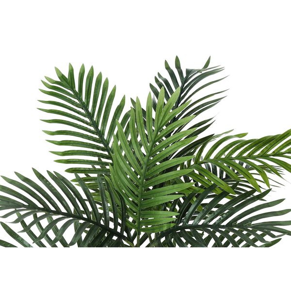 Brown Green 24-Inch Palm Indoor Faux Fake Potted Decorative Artificial Plant, image 5